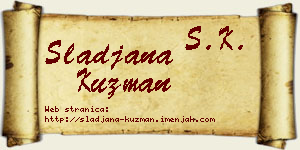 Slađana Kuzman vizit kartica